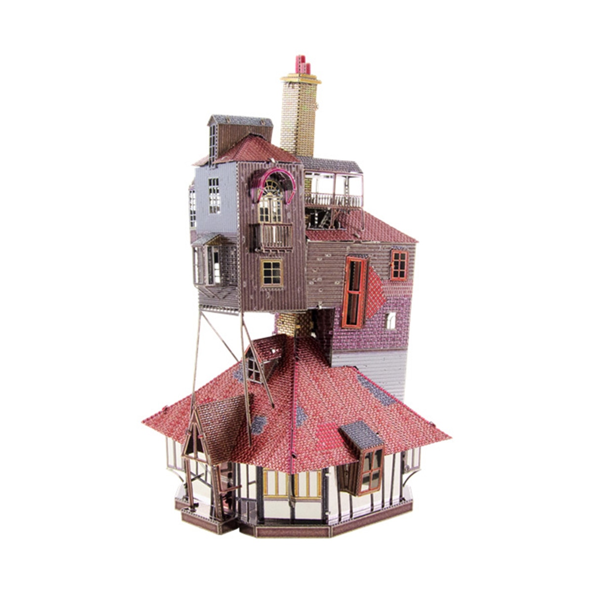 Imagem 0 de Figura Metal Earth The Burrow Color Harry Potter