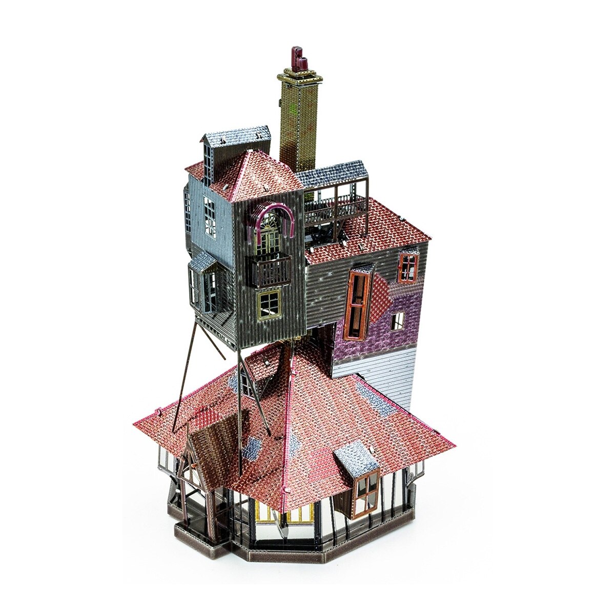 Figura Metal Earth The Burrow Color Harry Potter Preto-2