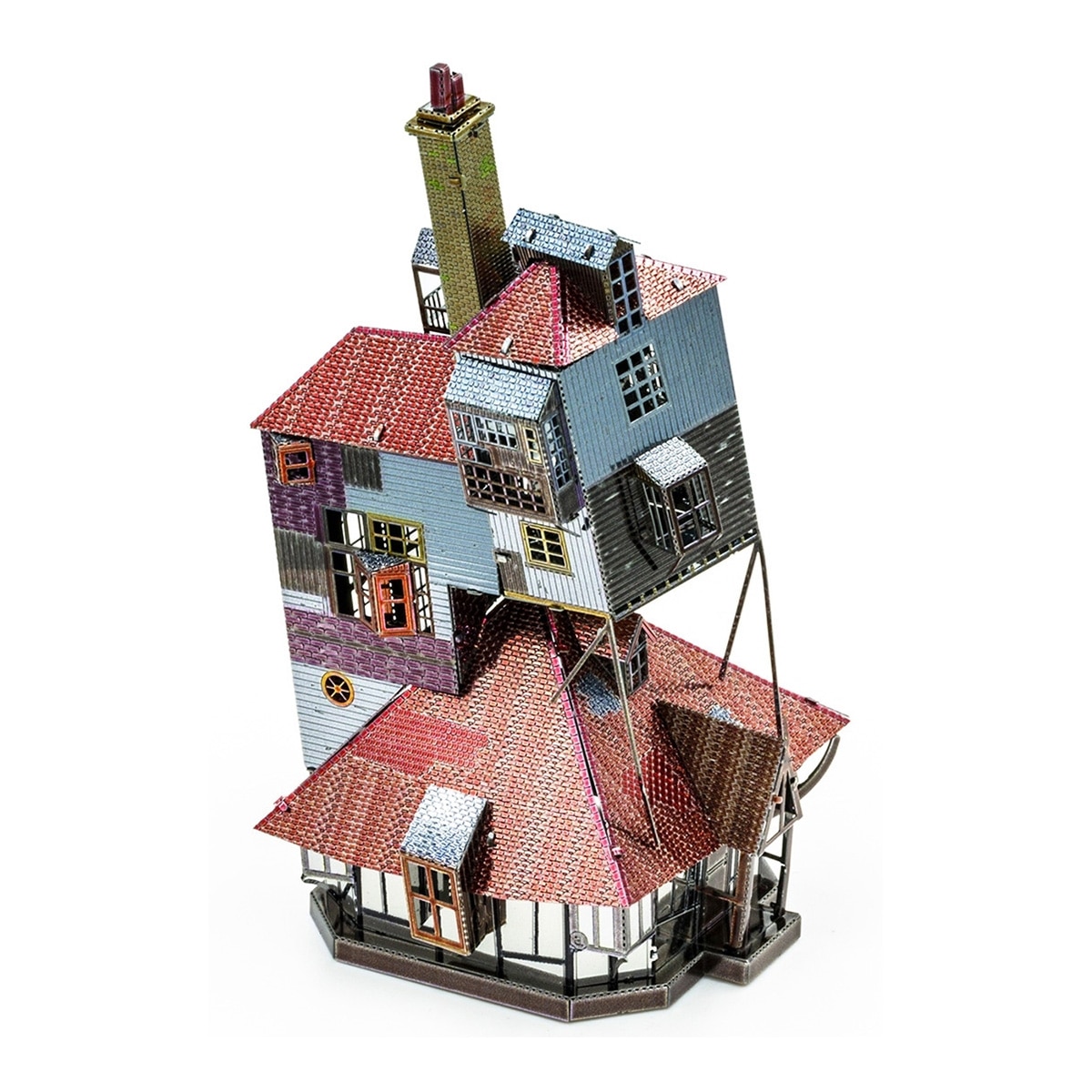 Figura Metal Earth The Burrow Color Harry Potter Preto-3
