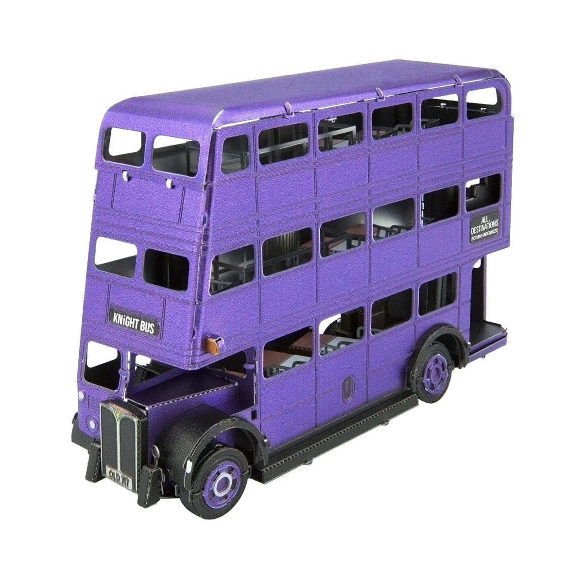 Figura Metal Earth Knight Bus Harry Potter Preto-2