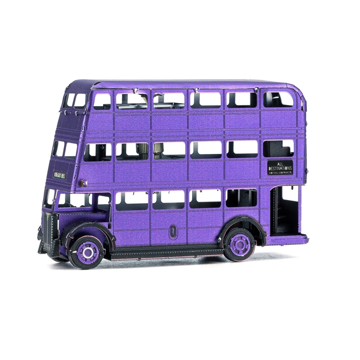 Figura Metal Earth Knight Bus Harry Potter Preto-3