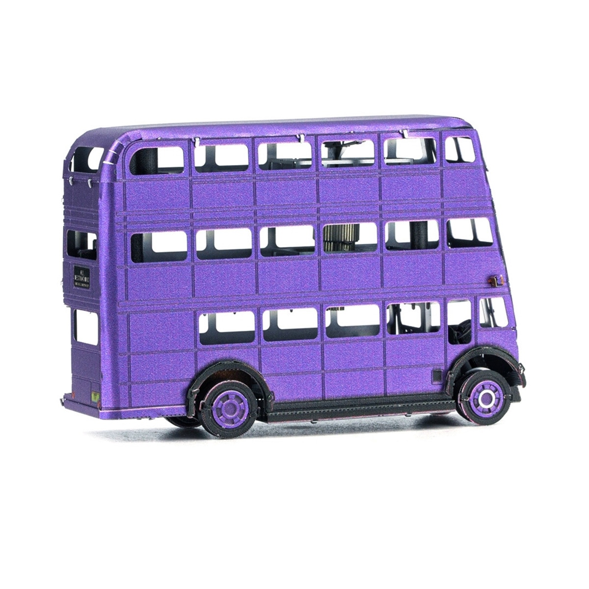 Figura Metal Earth Knight Bus Harry Potter Preto-4