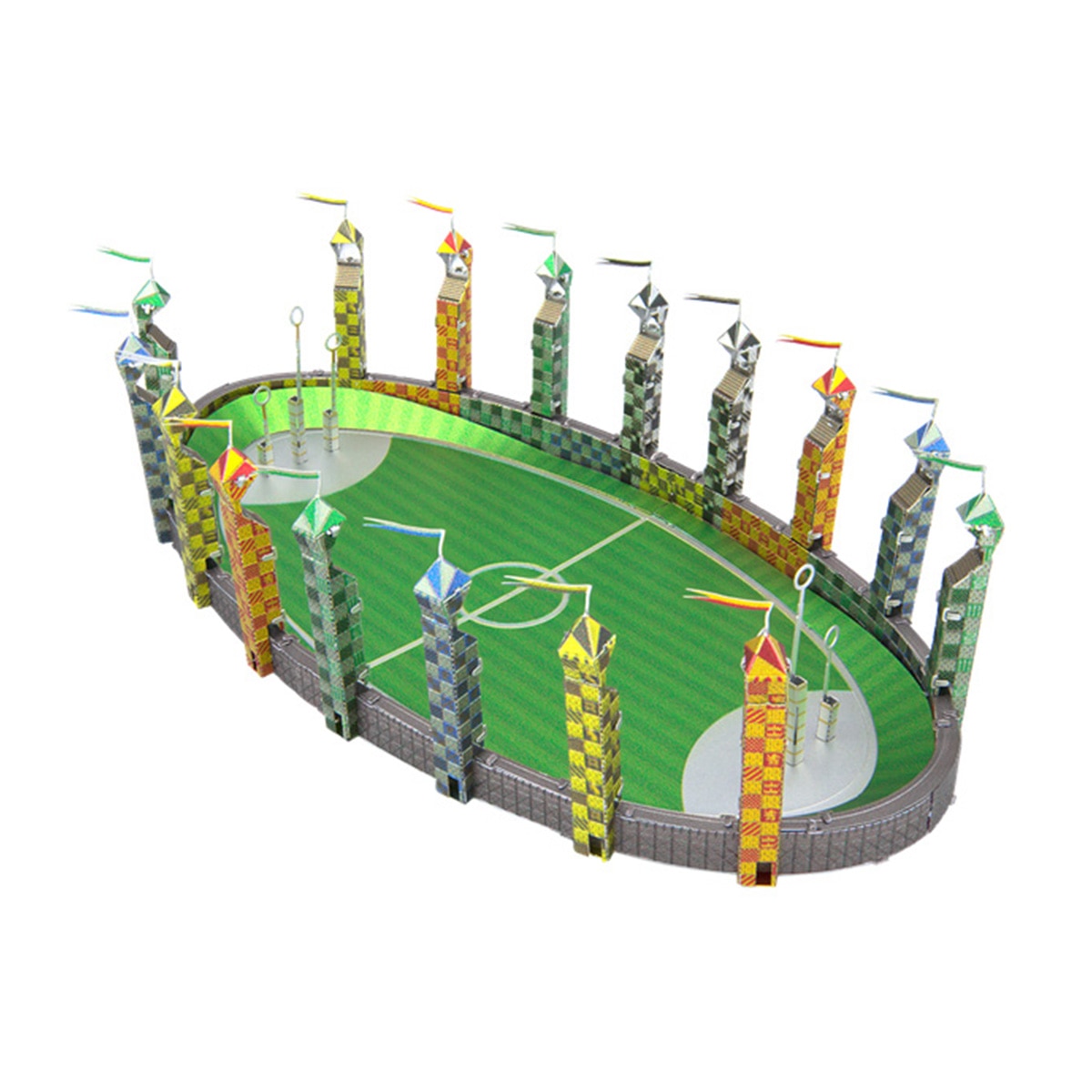 Figura Metal Earth Quidditch Pitch Harry Potter Negro-1