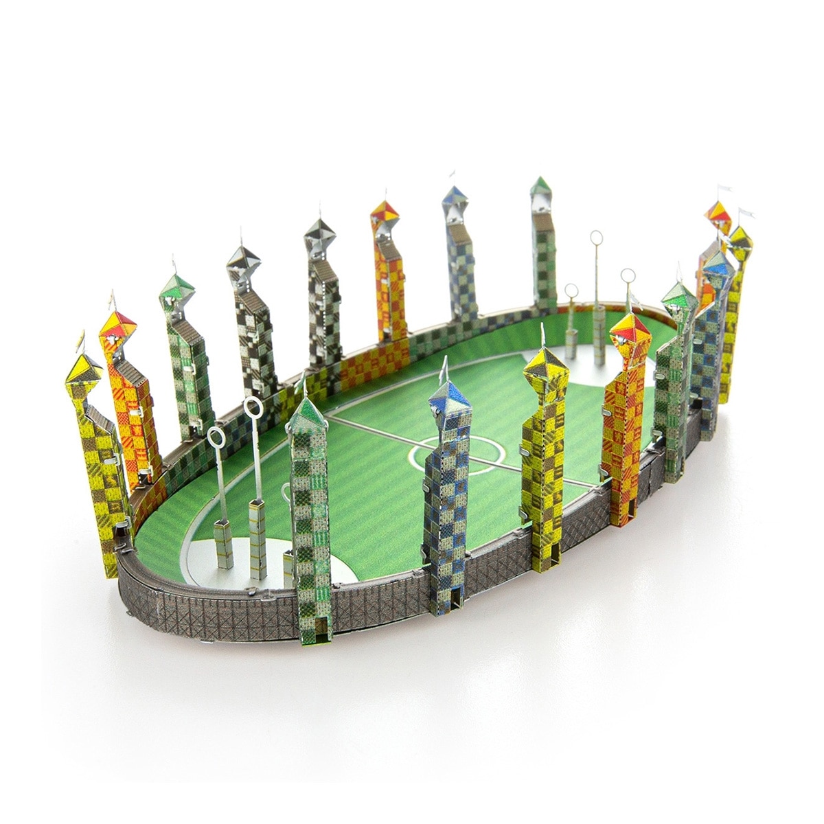 Figura Metal Earth Quidditch Pitch Harry Potter Negro-3