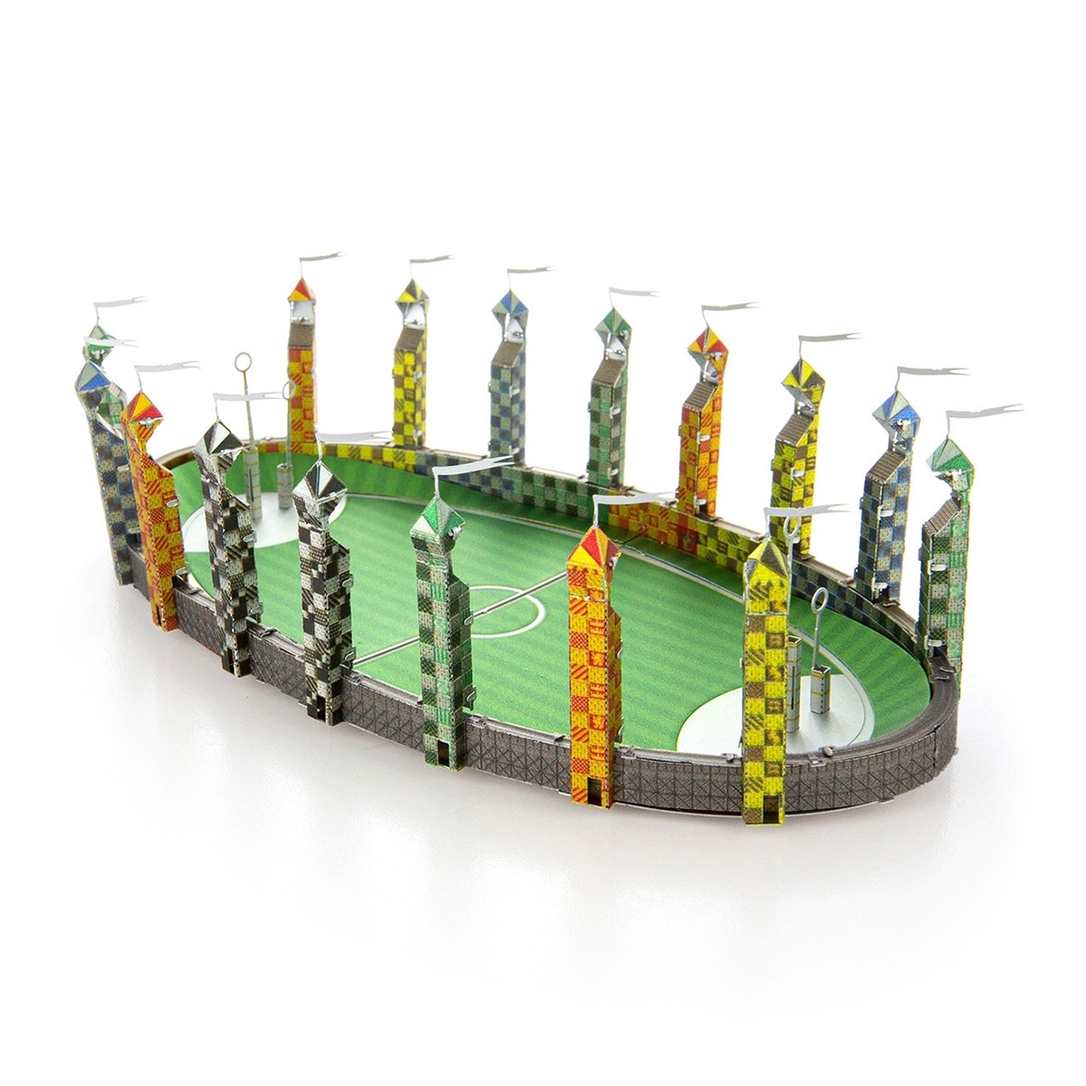 Figura Metal Earth Quidditch Pitch Harry Potter Negro-4