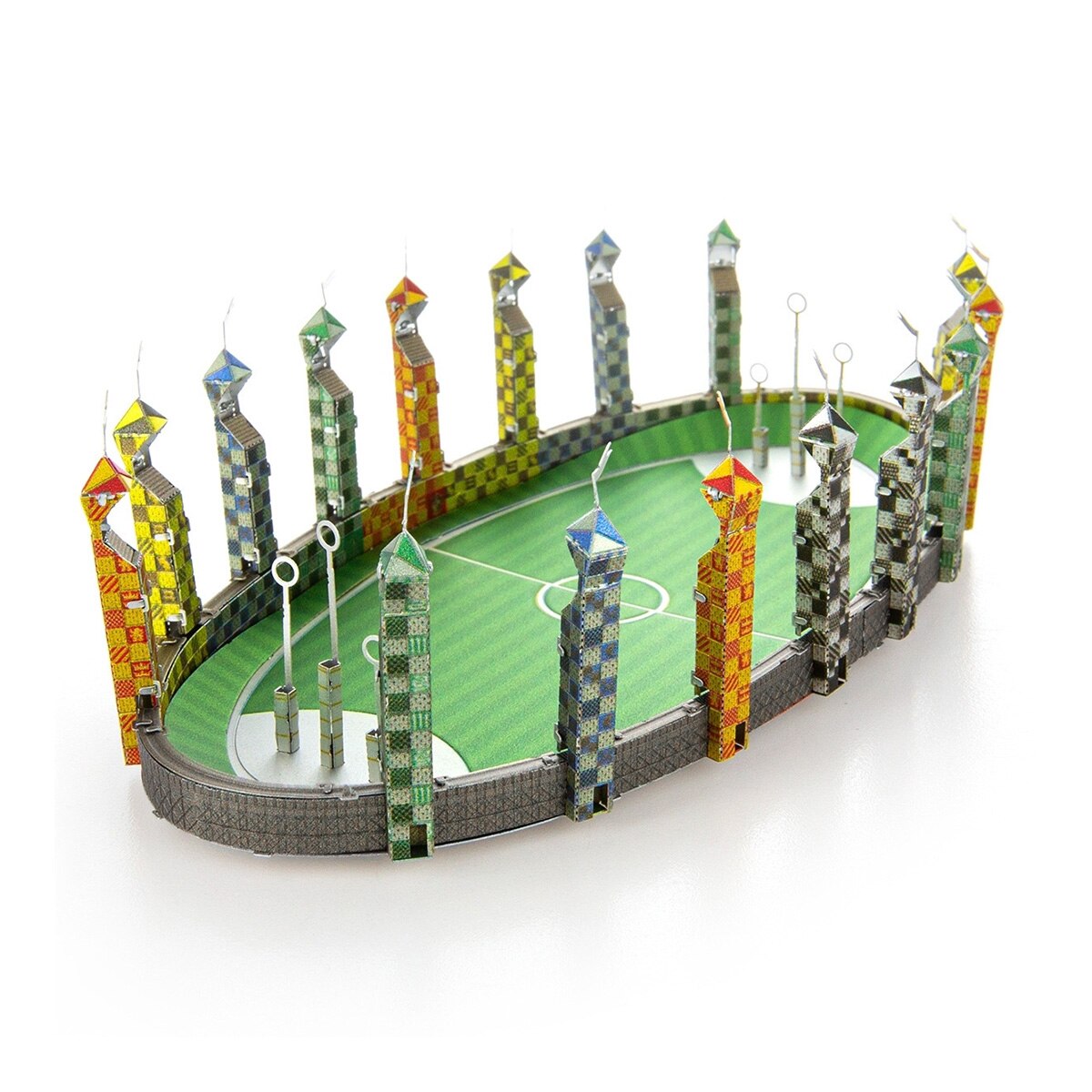 Figura Metal Earth Quidditch Pitch Harry Potter Negro-5