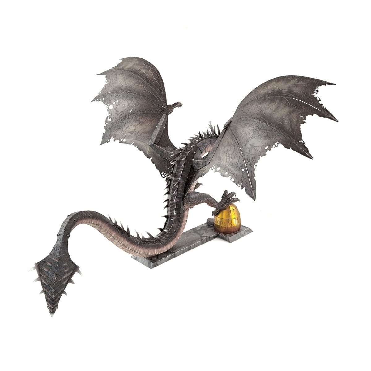 Figura Metal Earth Hungarian Horntail Harry Potter Negro-2