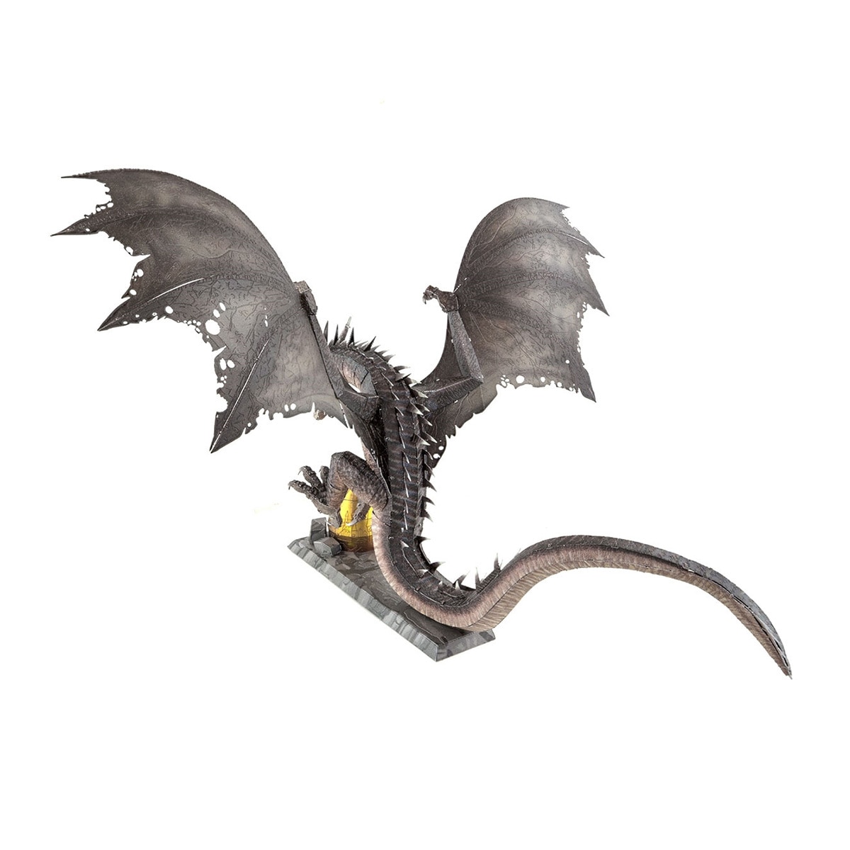 Figura Metal Earth Hungarian Horntail Harry Potter Negro-3
