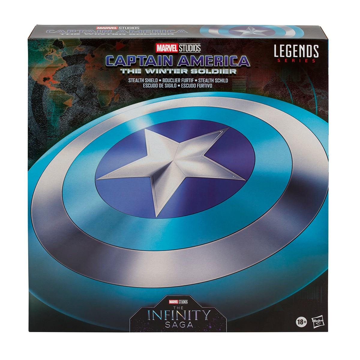 Réplica Escudo Marvel Capitão América: O Soldado De Inverno 3