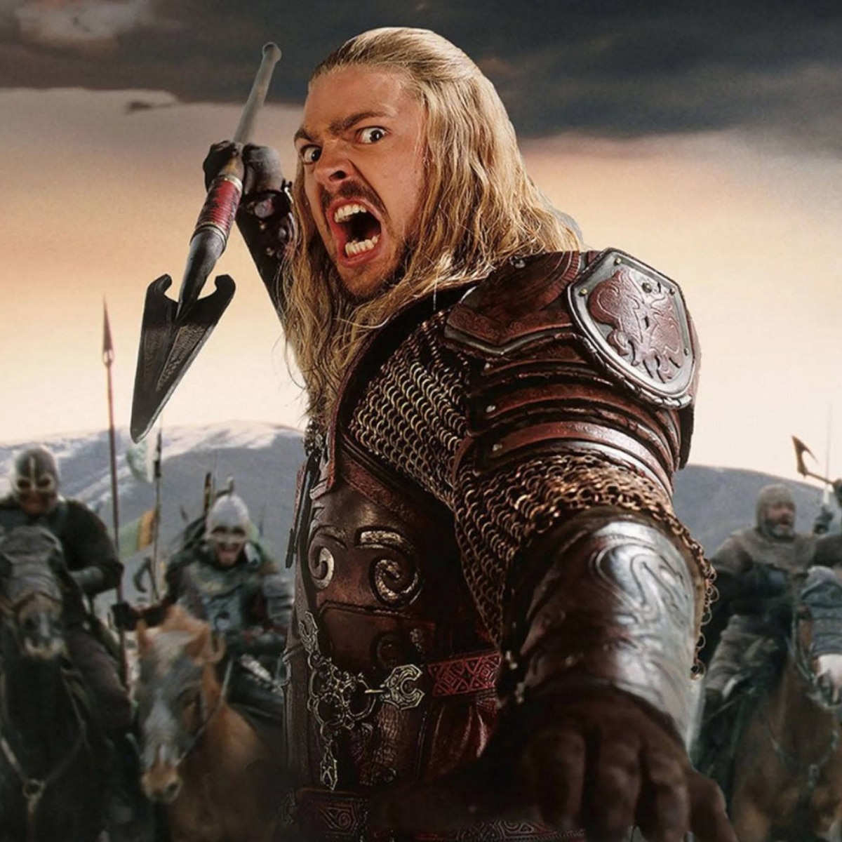 Réplica Lança O Senhor dos Aneis As Duas Torres Eomer 5