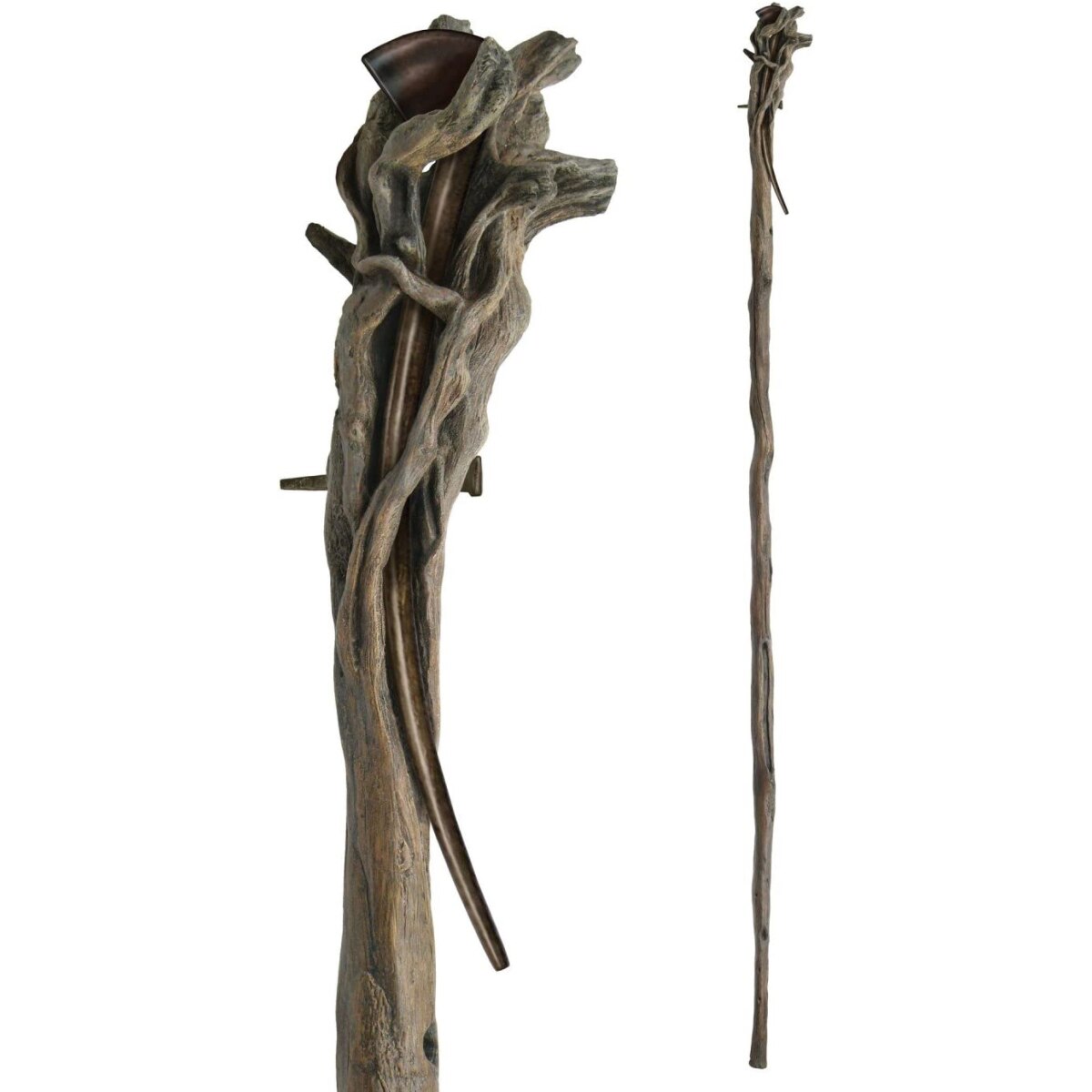 Réplica Vara O Senhor dos Aneis A Irmandade do Anel Gandalf com Cachimbo 2