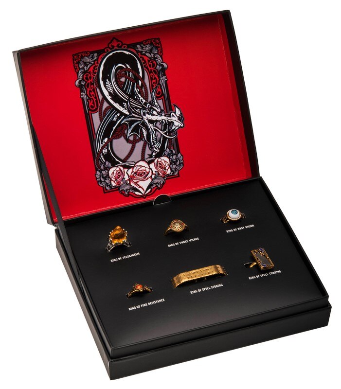 Réplica Anillos Aptitudes Dungeons & Dragons 2