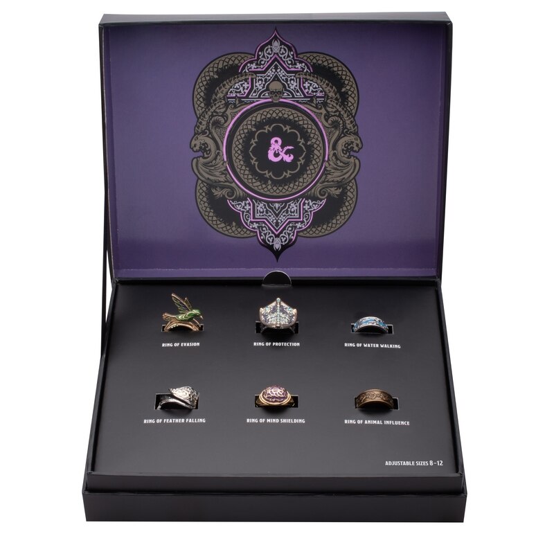 Réplica Anillos Conjuros Dungeons & Dragons 2