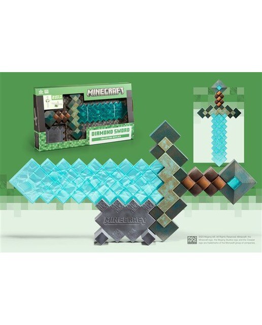 Réplica Diamond Sword Minecraft The Noble Collection 2