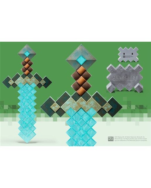 Réplica Diamond Sword Minecraft The Noble Collection 4
