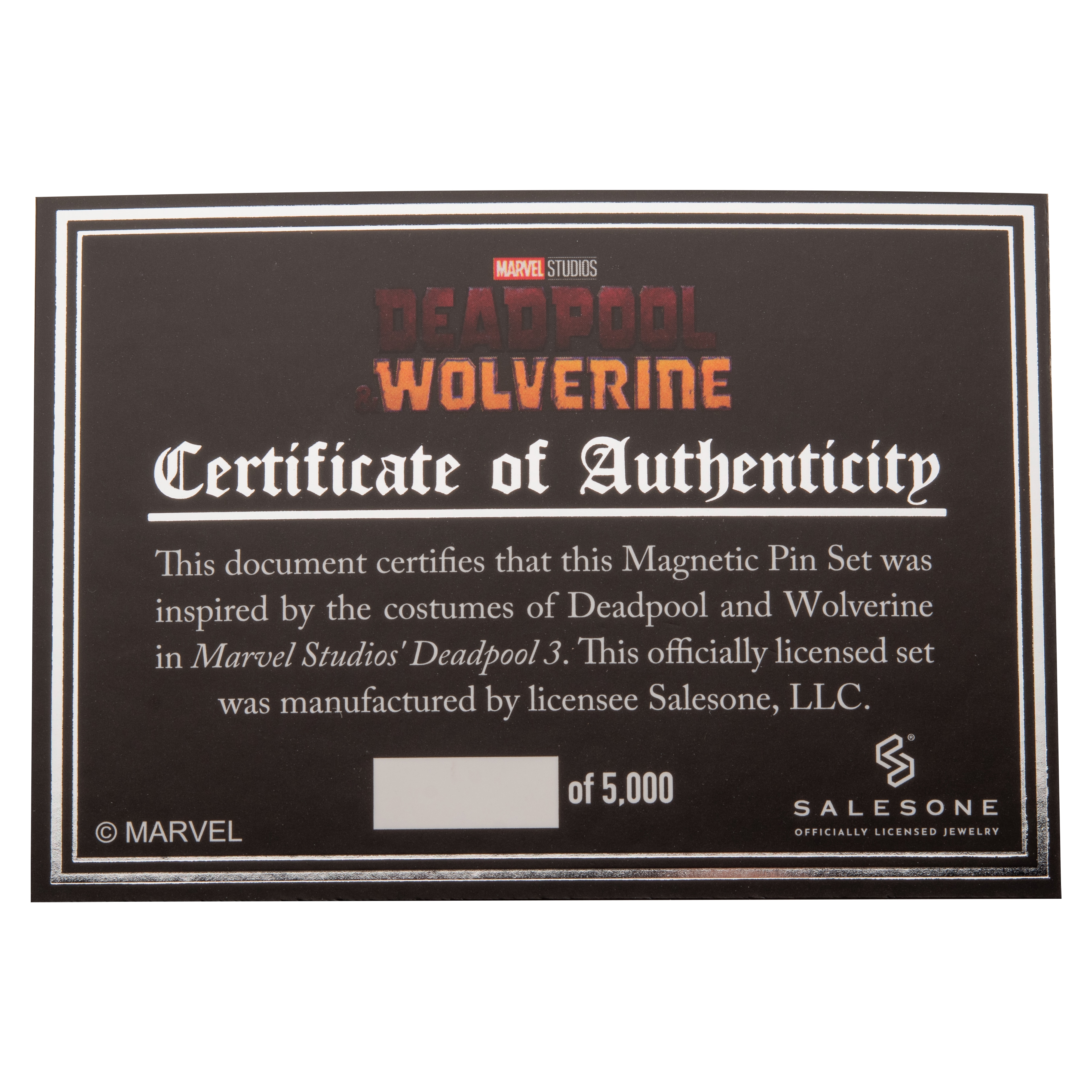 Réplica Fivele Deadpool & Wolverine Deadpool 3 Salesone 5