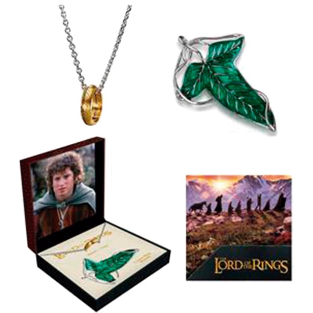 Imagen 0 de Réplica Anillo Único & Broche Lórien El Señor de los Anillos
