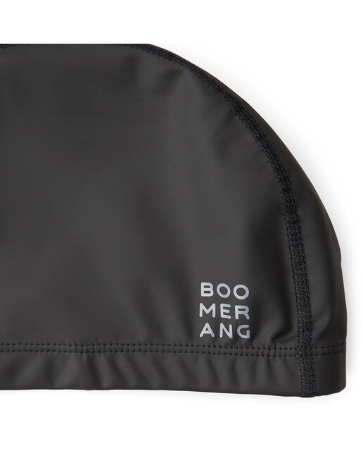 Gorro de natacion Unisex Boomerang - Negro Negro-2