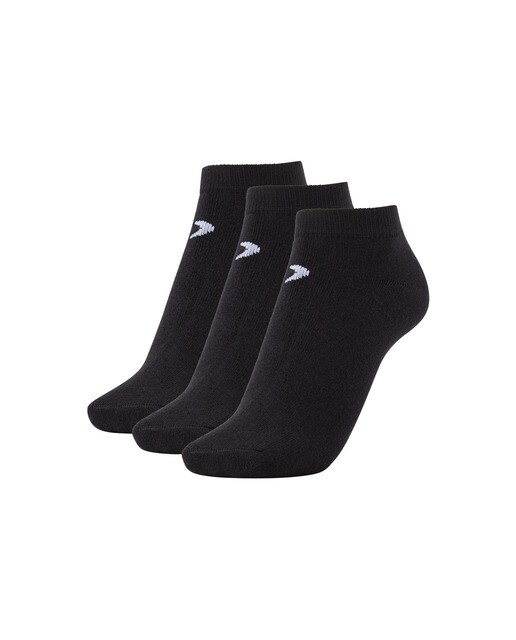 Calcetin infantil de entrenamiento Boomerang caña media pack de tres pares - Negro Negro-1