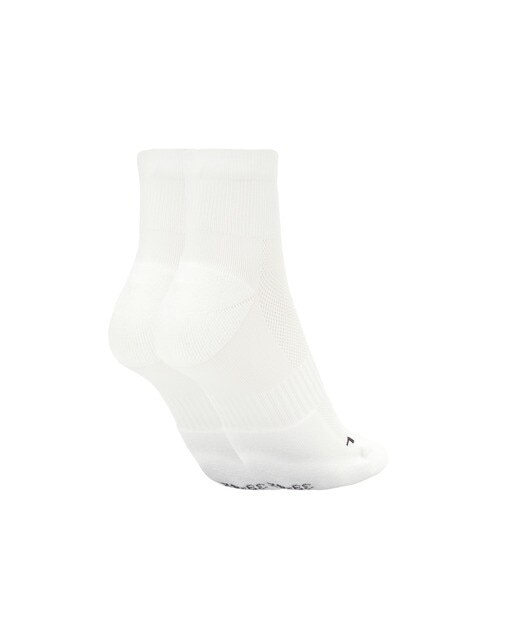 Meias de Running Advance de Cano Médio - Pack de Dois Pares Branco-2