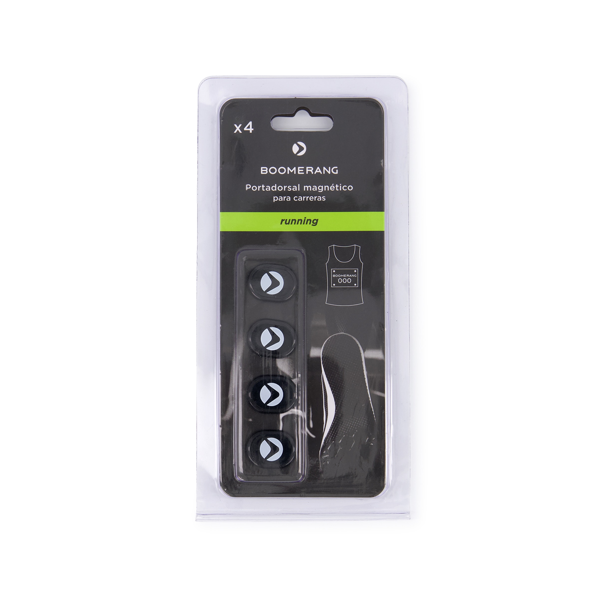 Imagem 0 de Pack de 4 porta-dorsais magnéticos Boomerang