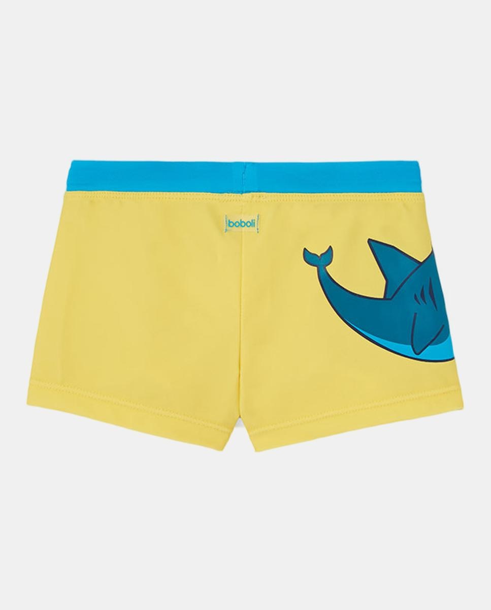 Fato de Banho em Poliamida com Estampado Boboli Amarelo-2