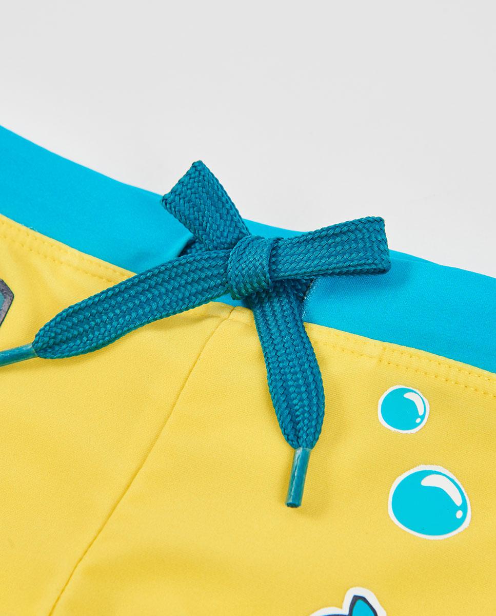 Fato de Banho em Poliamida com Estampado Boboli Amarelo-3