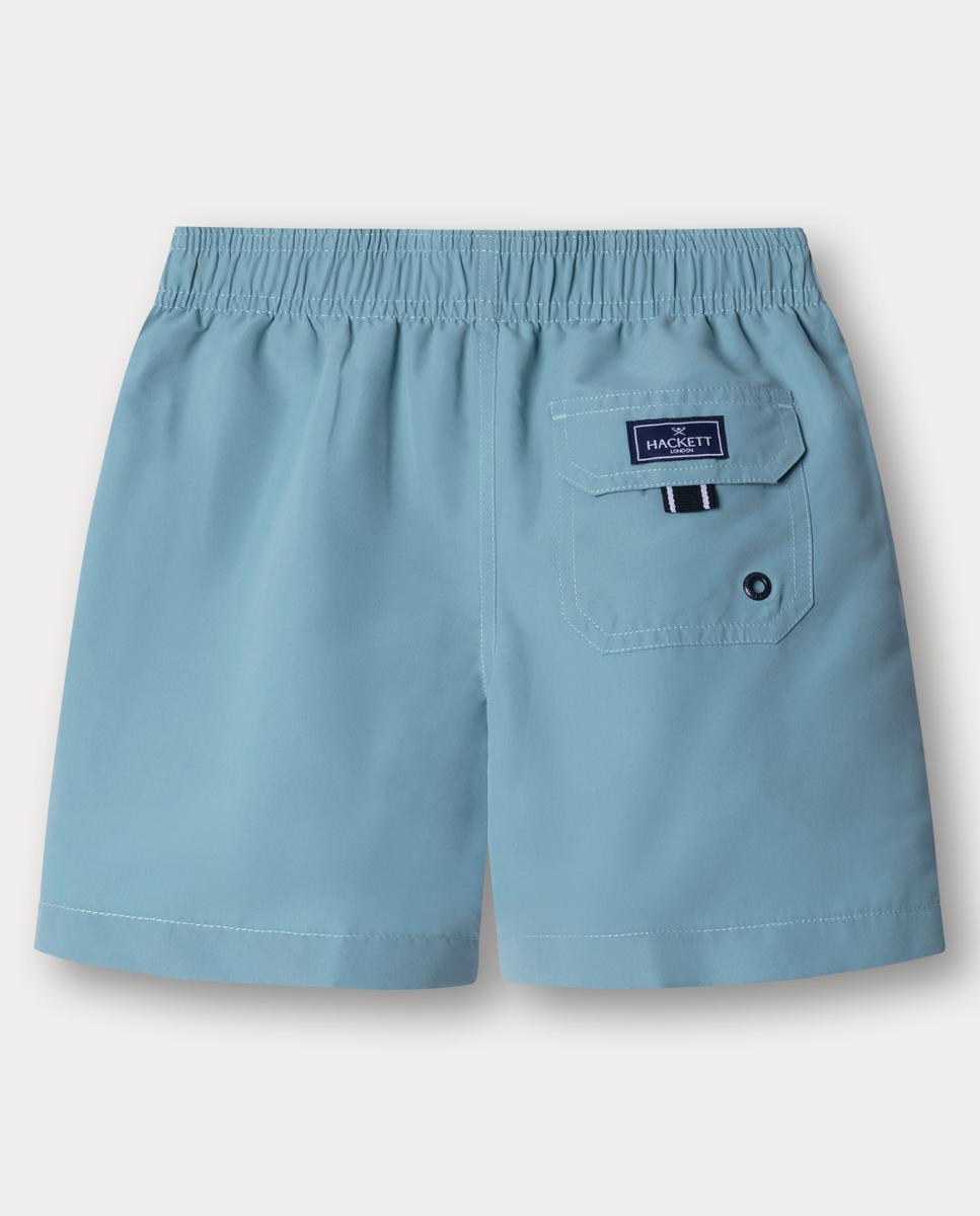 Fato de Banho Sólido de Tato Suave, Forro em Contraste e Secagem Rápida Hackett Azul-índigo-2