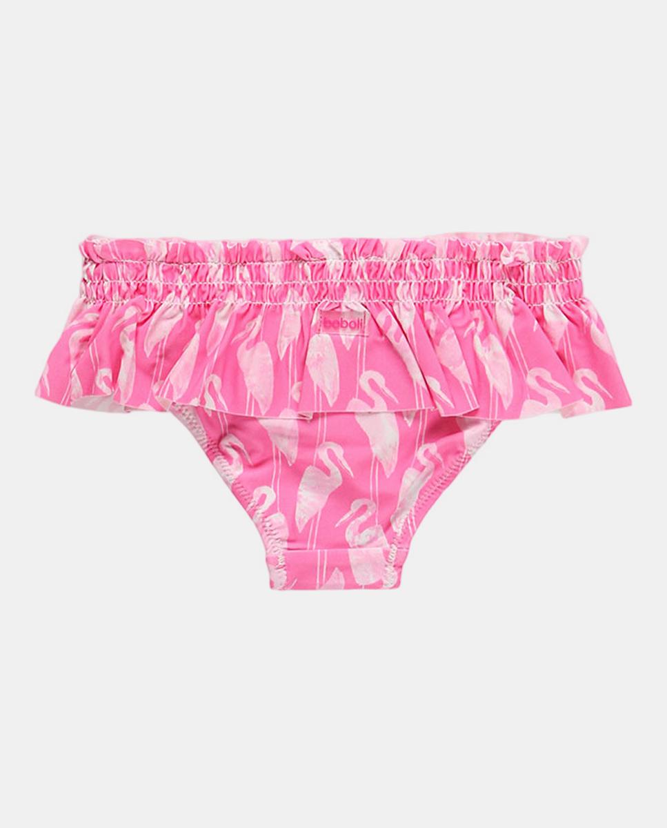 Cueca de Poliamida de Bebé com Estampado Boboli Fúcsia-2