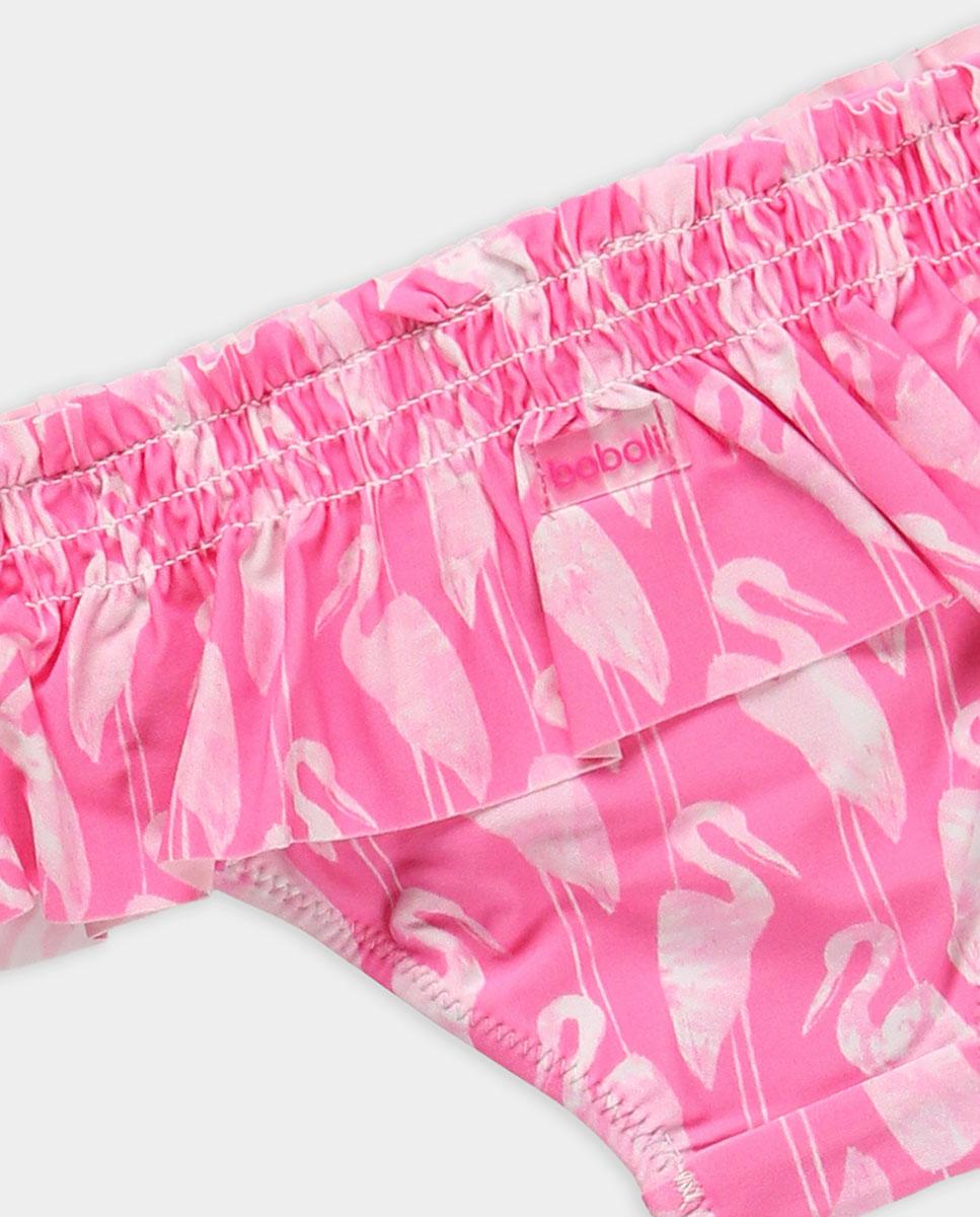 Cueca de Poliamida de Bebé com Estampado Boboli Fúcsia-4
