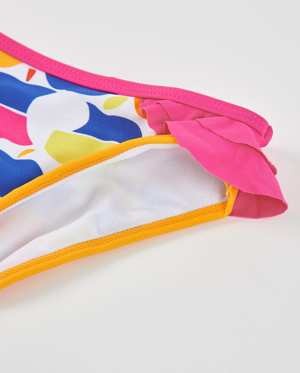 Cueca de Poliamida com Maçãs Azul-3