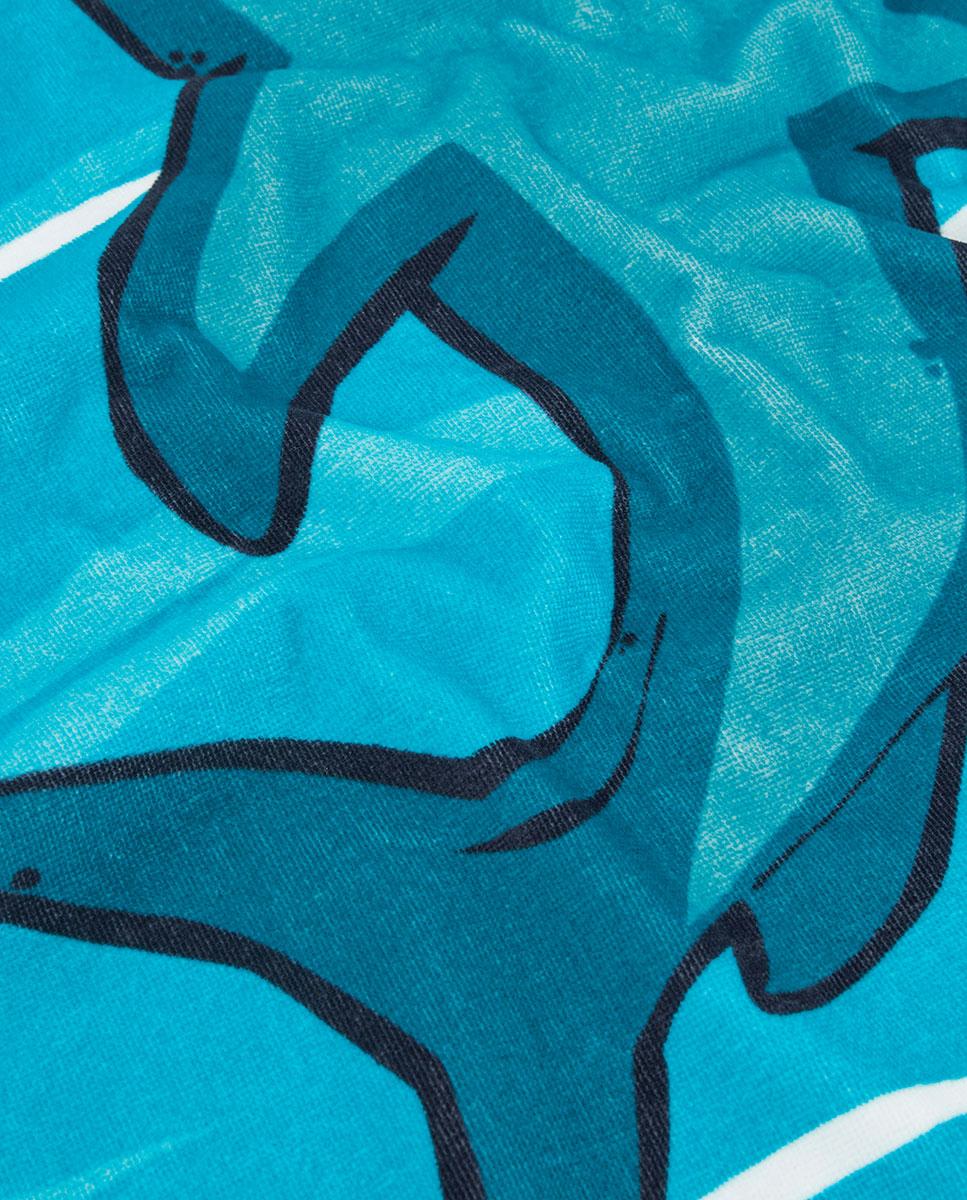 Toalha com Capuz de BCI Verde Água-3