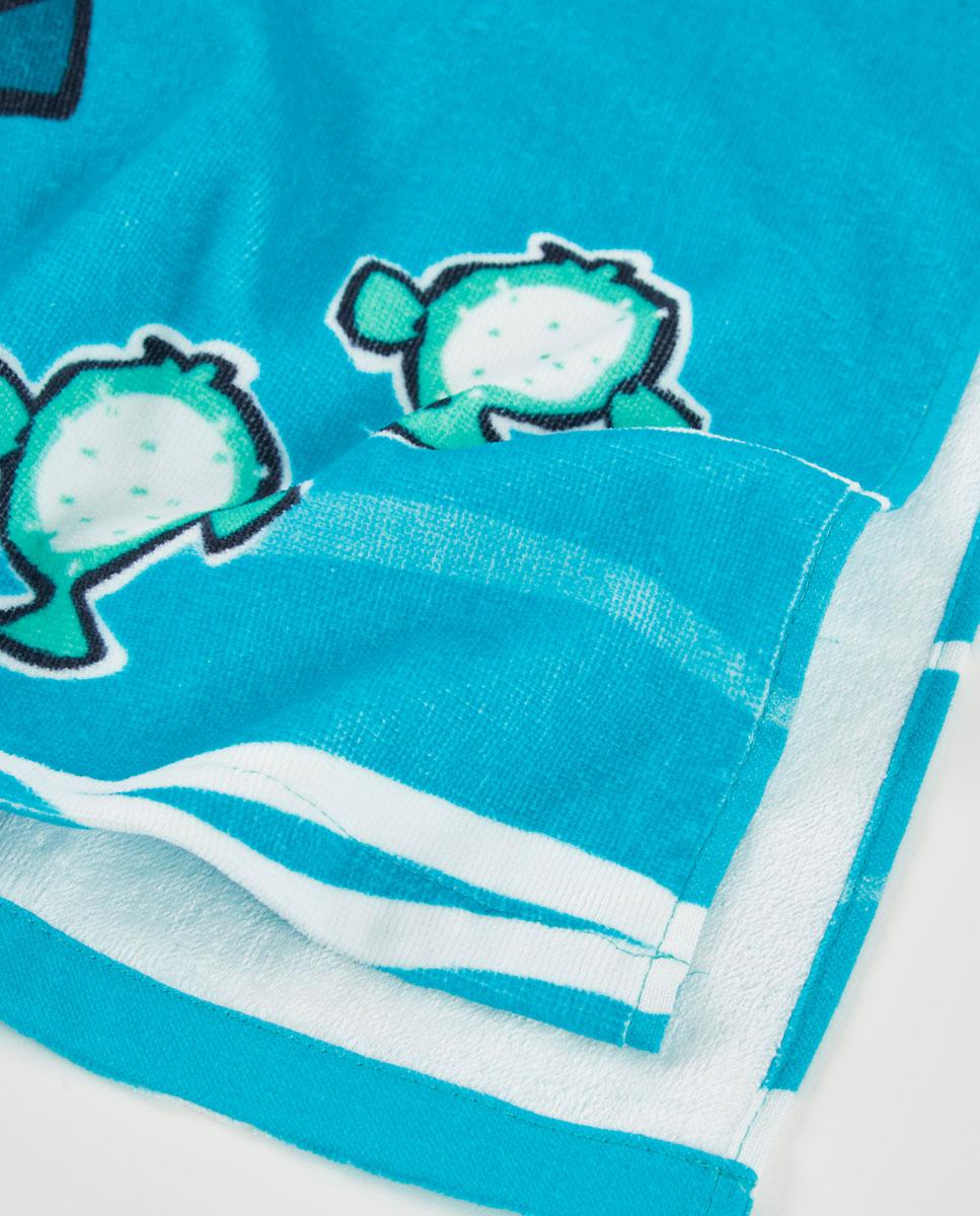 Toalha com Capuz de BCI Verde Água-4