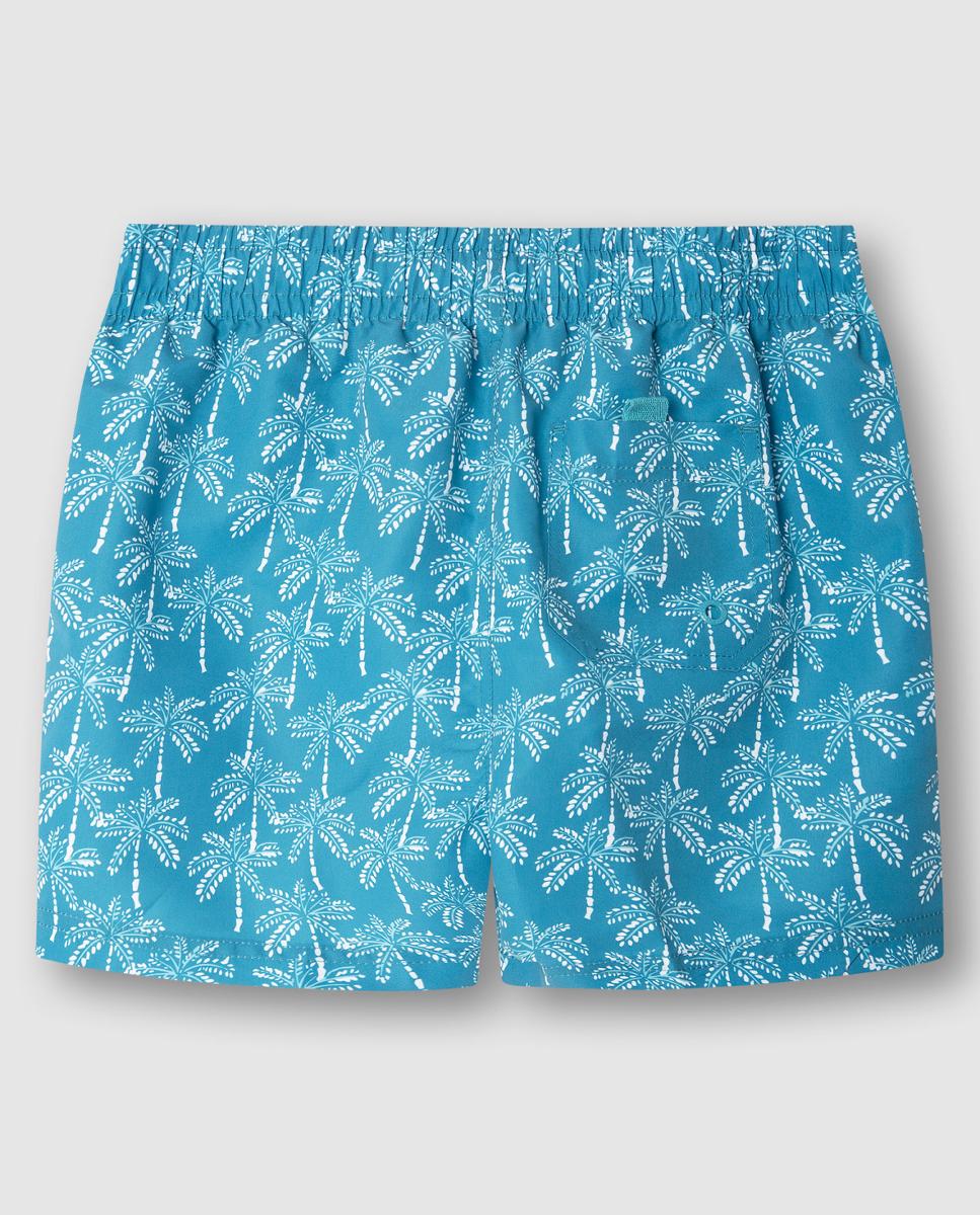 Fato de Banho Dotted Palms Azul-claro-2