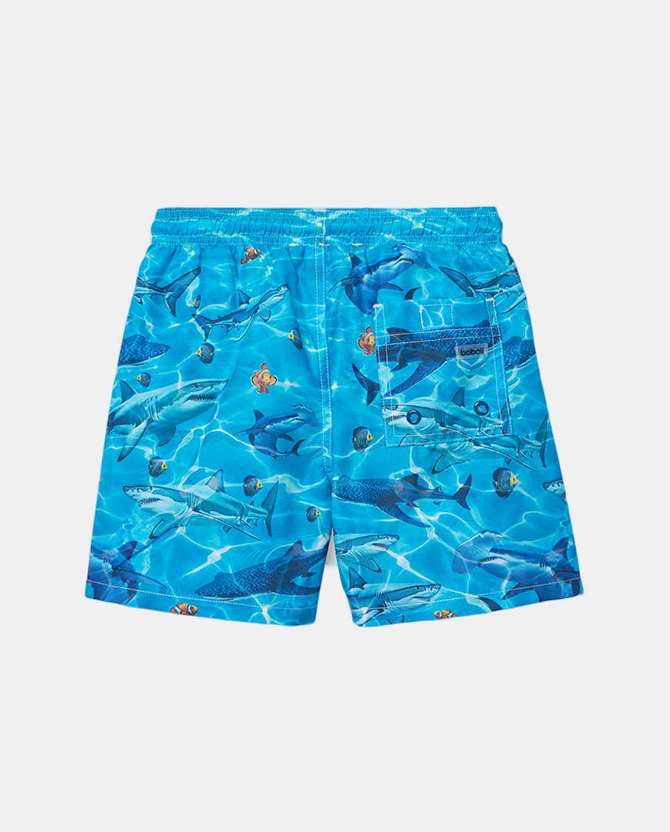 Fato de Banho em Tecido Reciclado Boboli Azul-índigo-2