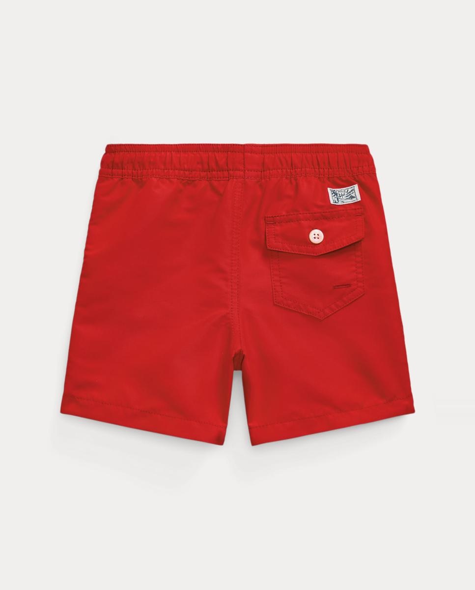 Calções de Banho com Cavalo Polo Ralph Lauren Vermelho-2