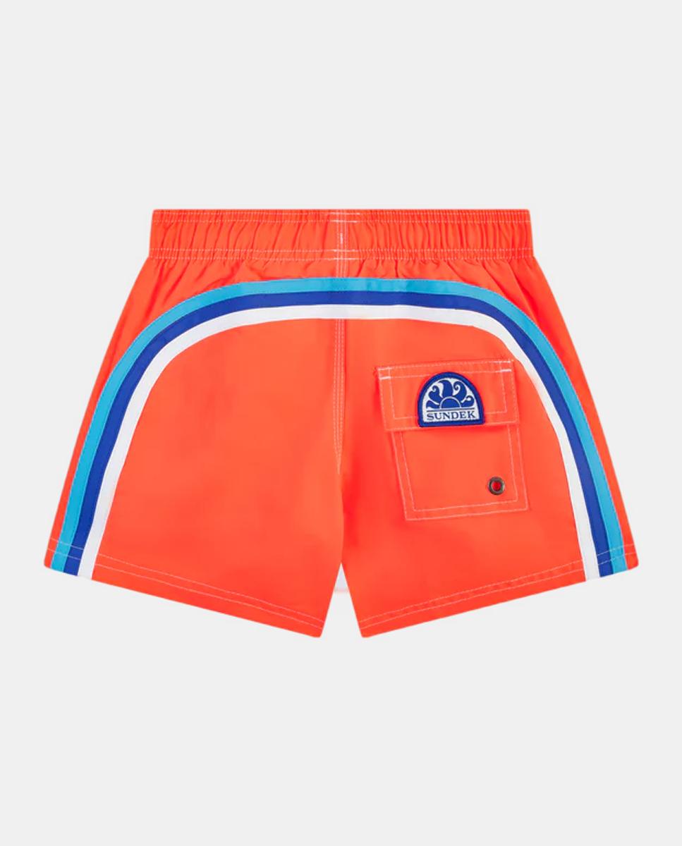 Imagem 0 de Calções de banho lisos com arco-íris posterior