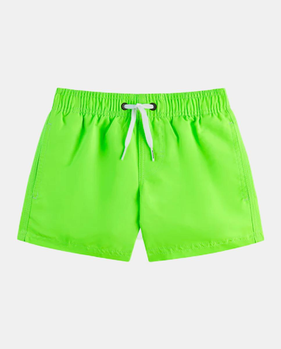 Fato de Banho com Cintura Elástica Verde-2