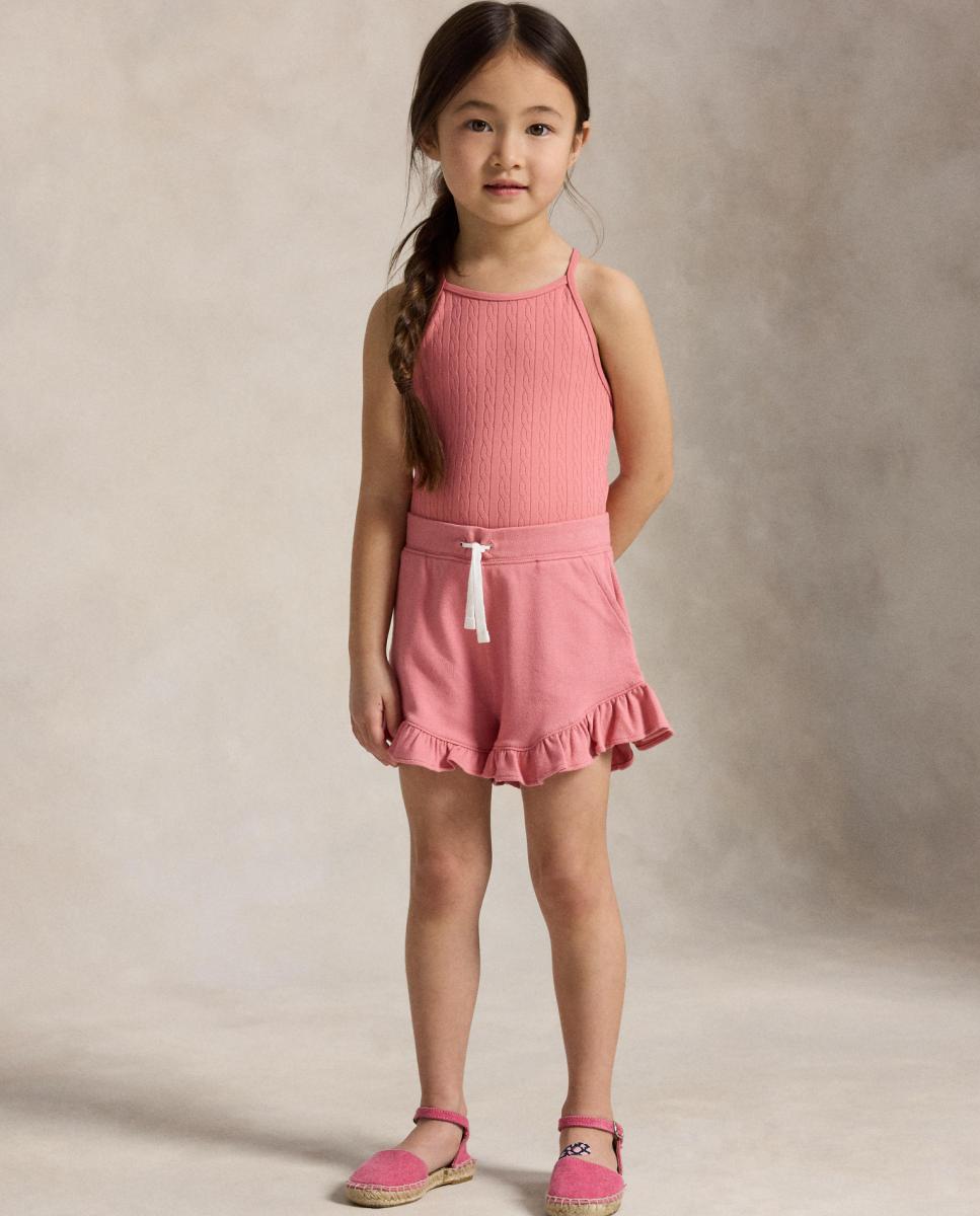 Fato de Banho de Malha do Cabo com Cavalo Morango-2