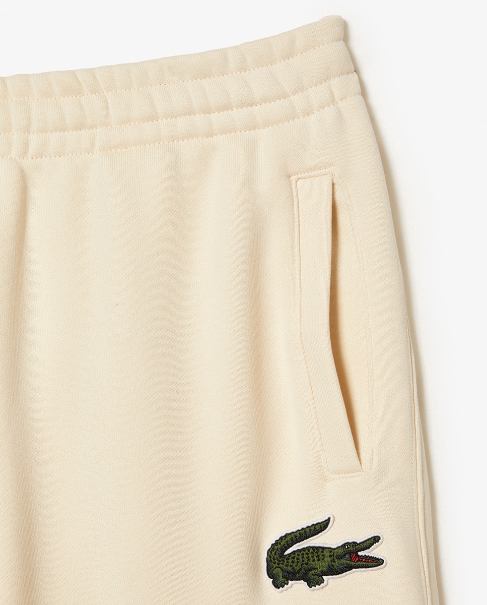 Calças Desportivas Relaxed Fit de homem Branco-3