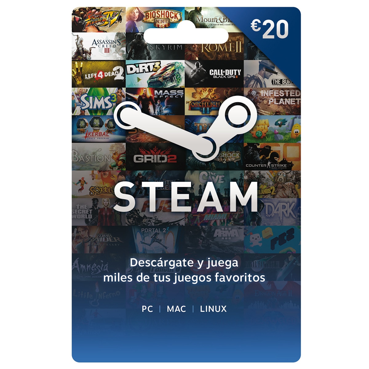 Imagen 0 de Steam Wallet 20€ Epay