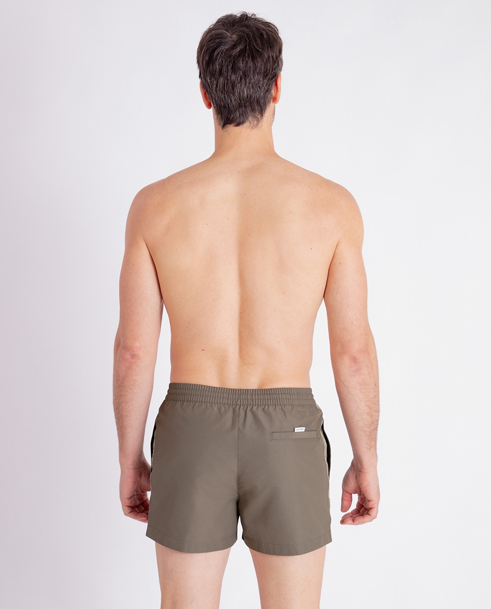Bañador corto con cordón de hombre - Calvin Klein - Verde Verde-2