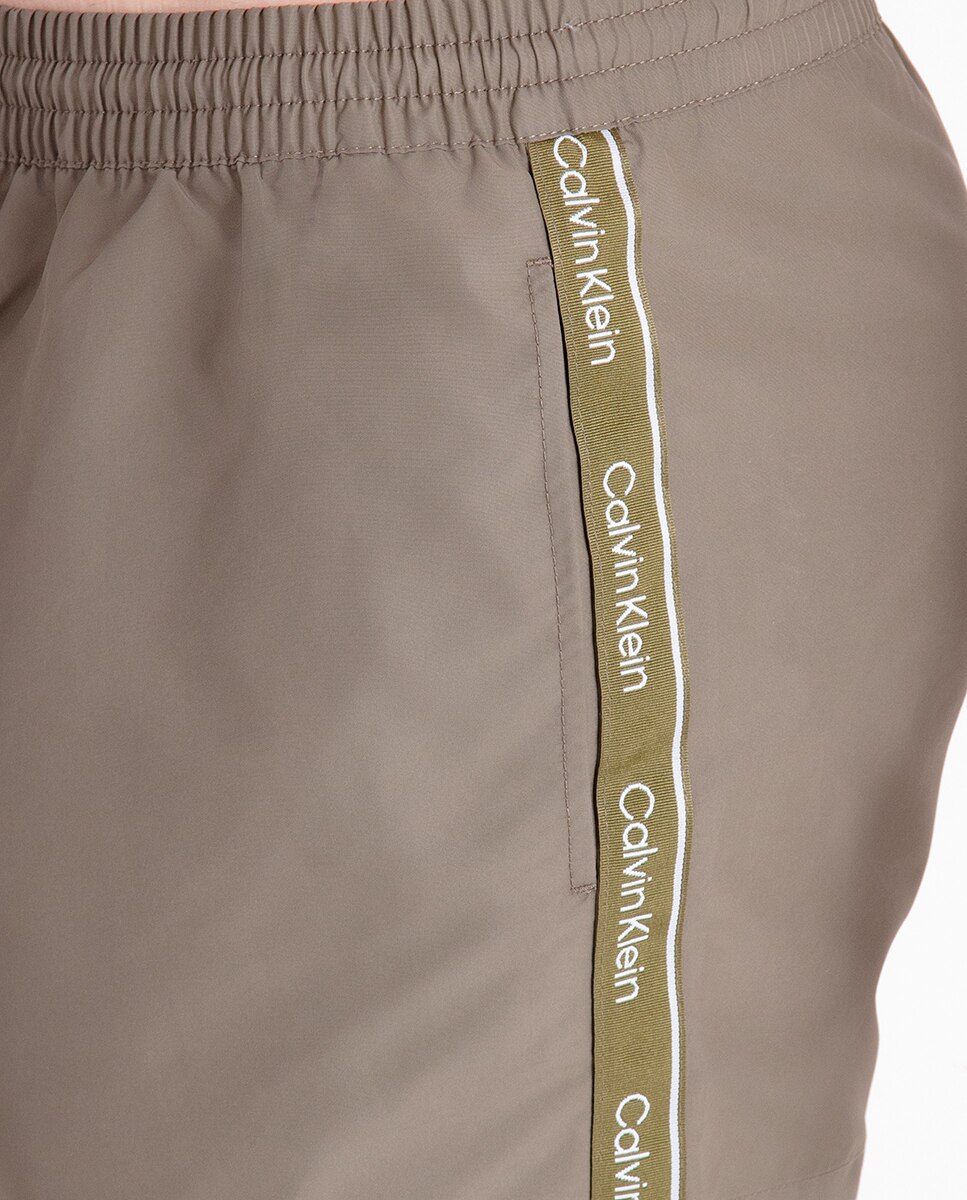 Bañador corto con cordón de hombre - Calvin Klein - Verde Verde-5