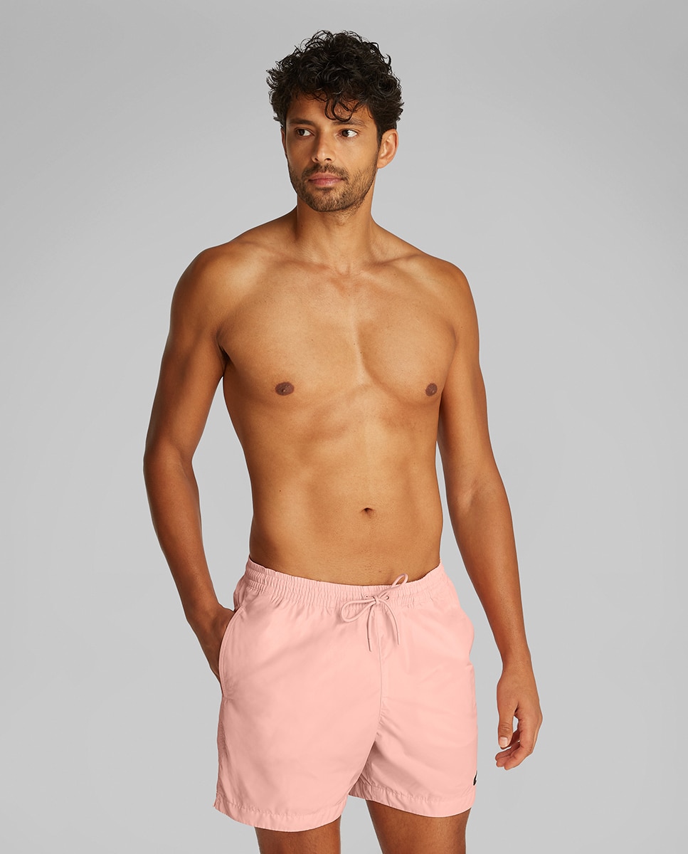 Calções Médios com Logótipo Salmão-1