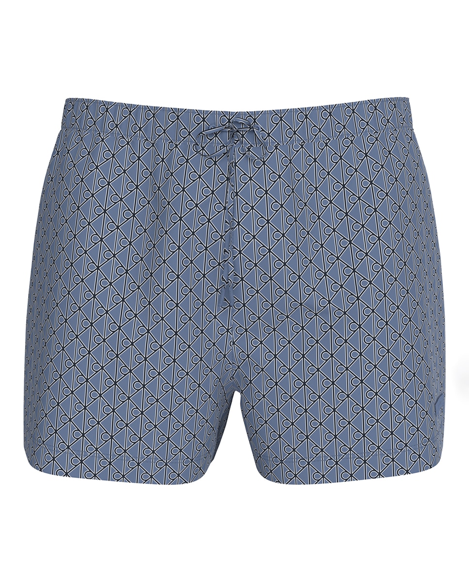 Bañador de largo medio con cordón - Calvin Klein - Azul Azul-7