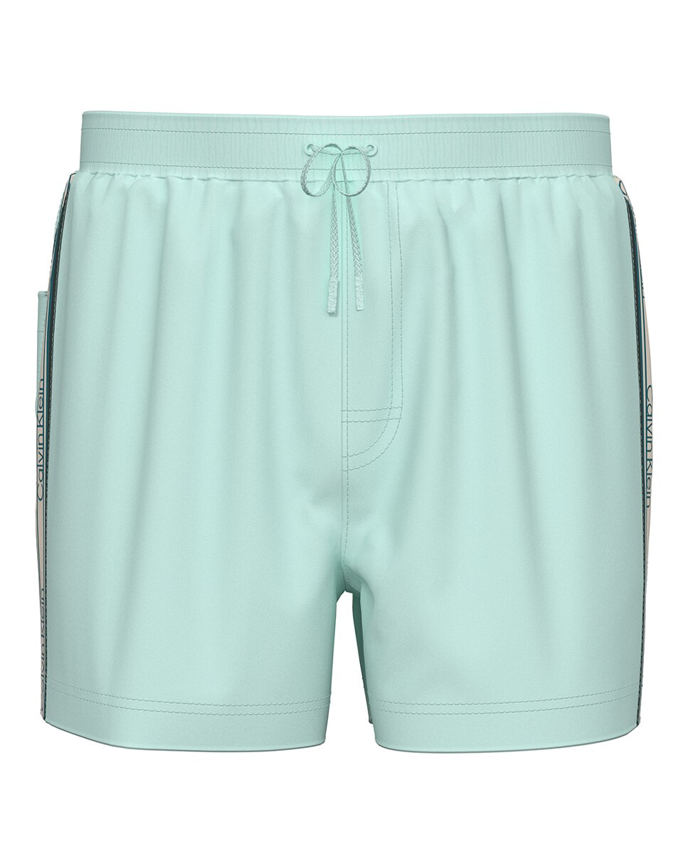 Bañador corto con cordón - Calvin Klein - Verde Agua Verde Agua-5