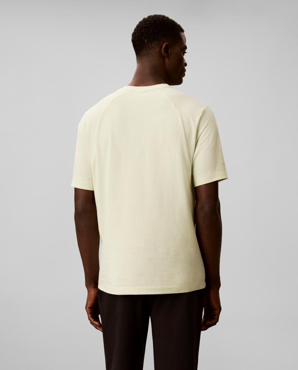T-Shirt de Gola Redonda Verde-2