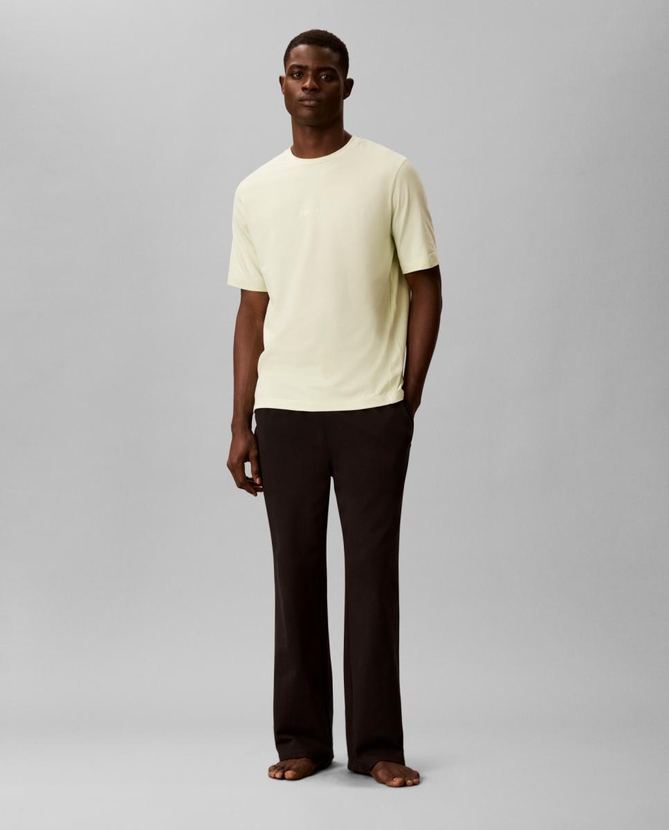 T-Shirt de Gola Redonda Verde-3