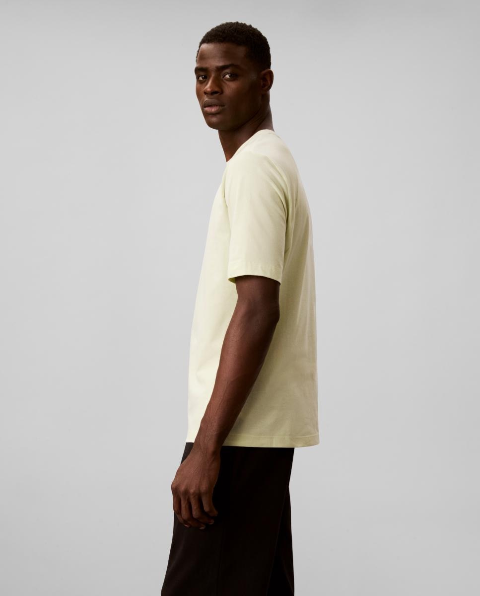 T-Shirt de Gola Redonda Verde-5