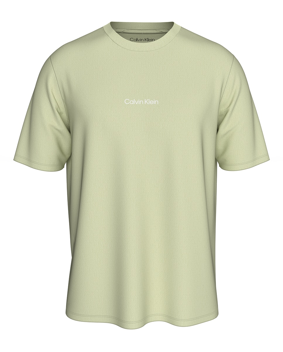 T-Shirt de Gola Redonda Verde-6